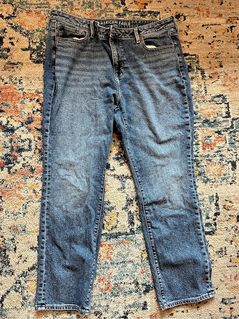 American Eagle Skinny Jeans Blue 12 Short